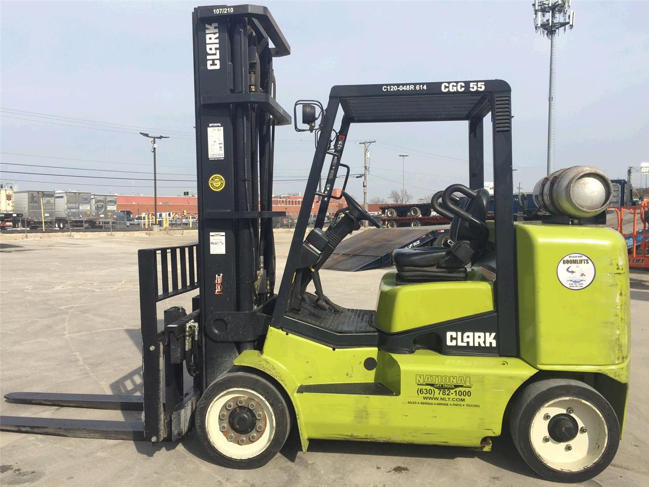 New or Used Rental Clark CGC55   | lift truck rental for sale | National Lift of Arkansas