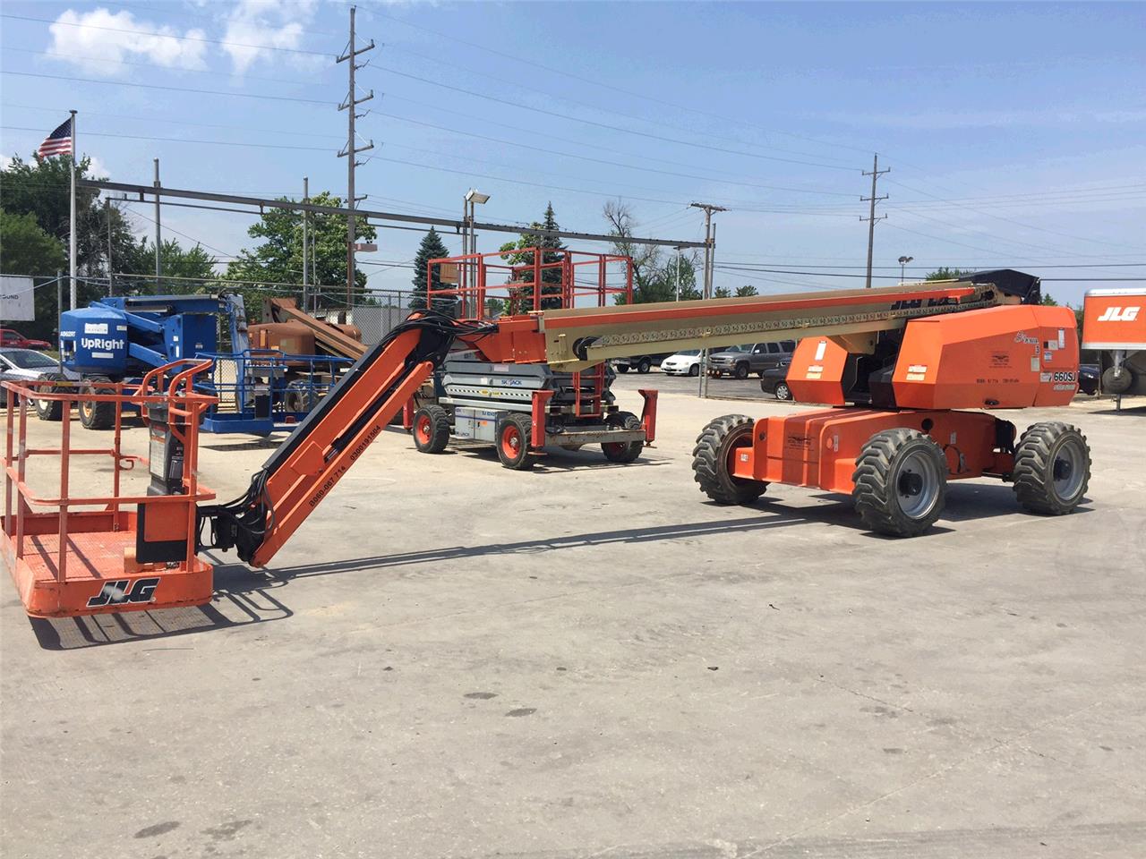 New or Used Rental JLG Industries 660SJ   | lift truck rental for sale | National Lift of Arkansas