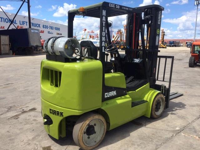 New or Used Rental Clark CGC50   | lift truck rental for sale | National Lift of Arkansas