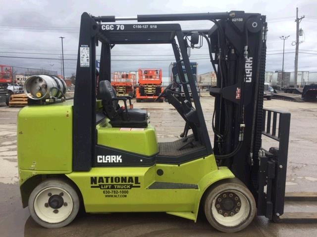 New or Used Rental Clark CGC70   | lift truck rental for sale | National Lift of Arkansas