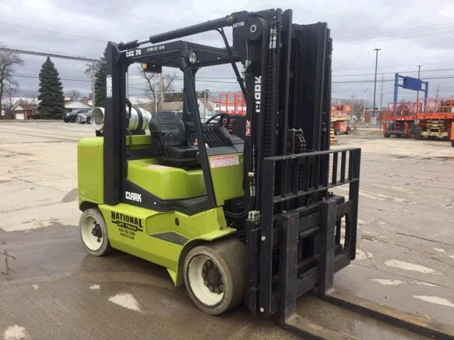 New or Used Rental Clark CGC70   | lift truck rental for sale | National Lift of Arkansas